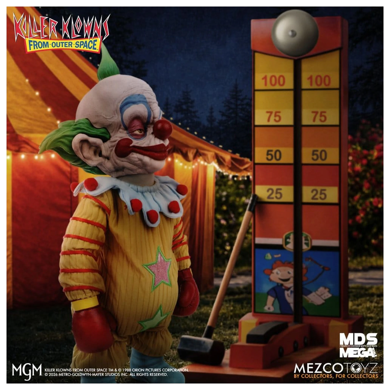 Killer Klowns From Outer Space MDS Mega Scale pluszowa Lalka Shorty 38 cm zdjęcie produktu