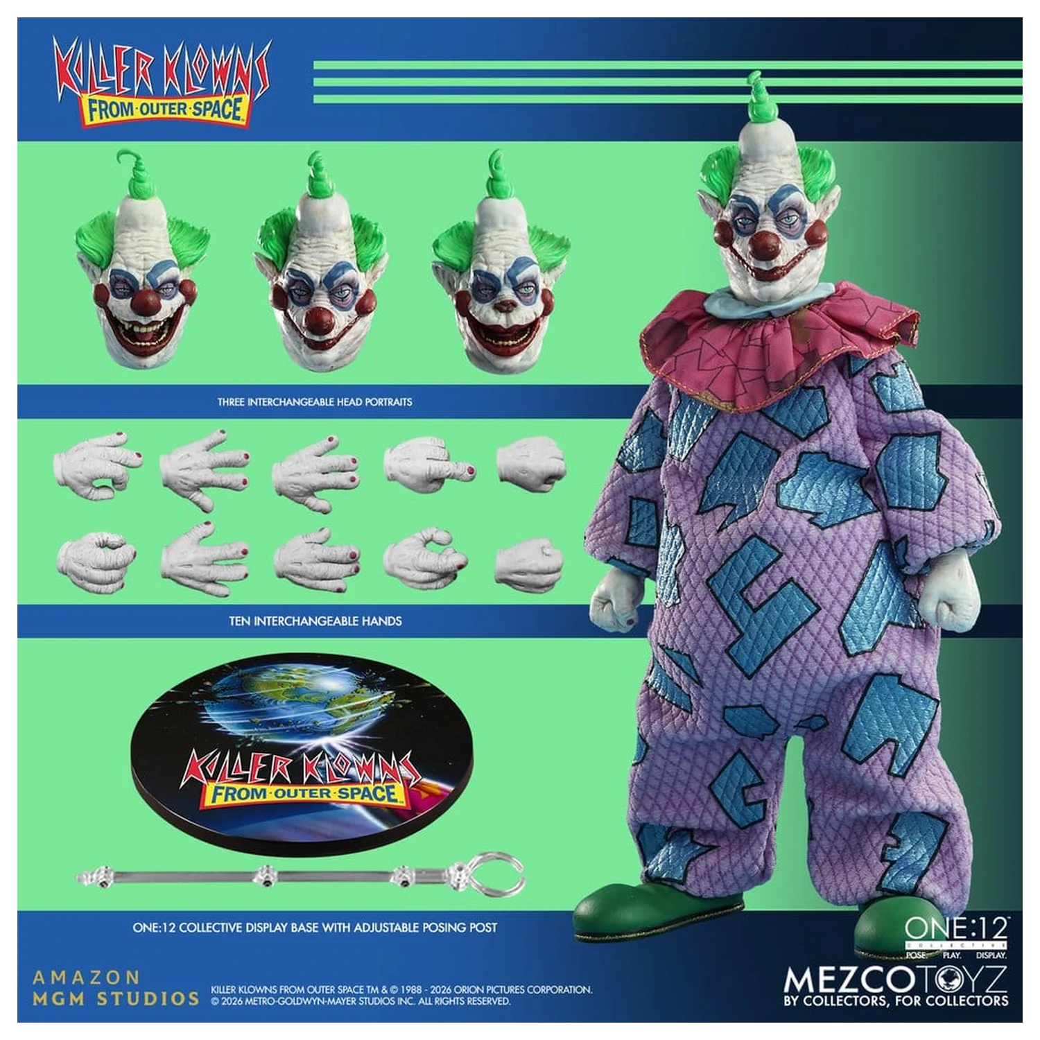 Killer Klowns From Outer Space One:12 Collective Figurka akcji 1/12 Jumbo 17 cm zdjęcie produktu