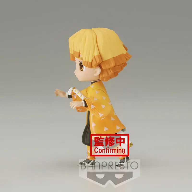 Demon Slayer Kimetsu No Yaiba Zenitsu Agatsuma Q posket petit figurka 7cm zdjęcie produktu