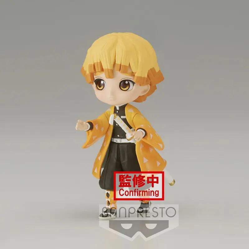 Demon Slayer Kimetsu No Yaiba Zenitsu Agatsuma Q posket petit figurka 7cm zdjęcie produktu