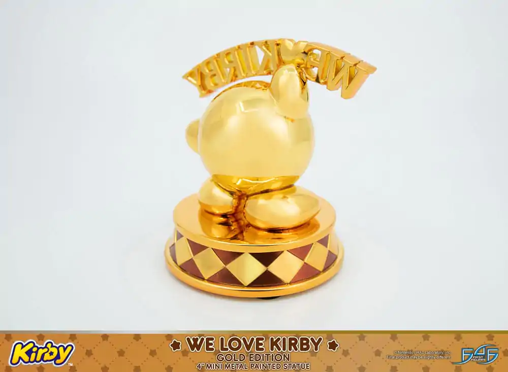 Kirby DieCast Statue We Love Kirby Gold Edition 10 cm Statuetka odlewana ciśnieniowo zdjęcie produktu