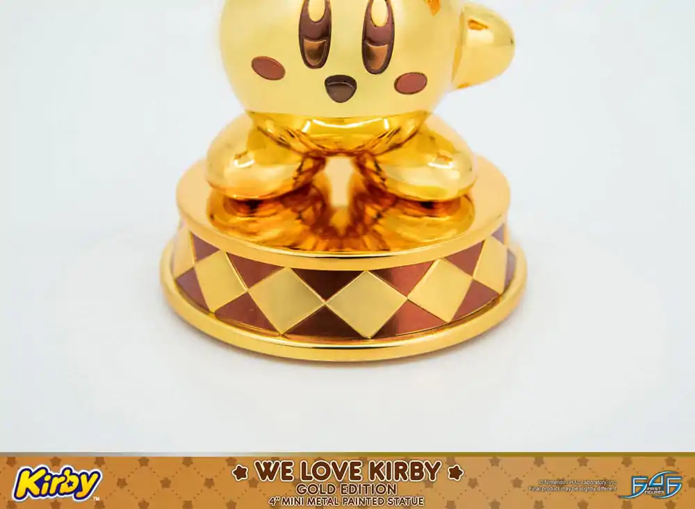 Kirby DieCast Statue We Love Kirby Gold Edition 10 cm Statuetka odlewana ciśnieniowo zdjęcie produktu