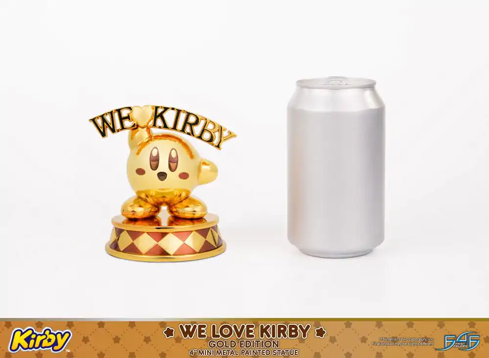 Kirby DieCast Statue We Love Kirby Gold Edition 10 cm Statuetka odlewana ciśnieniowo zdjęcie produktu