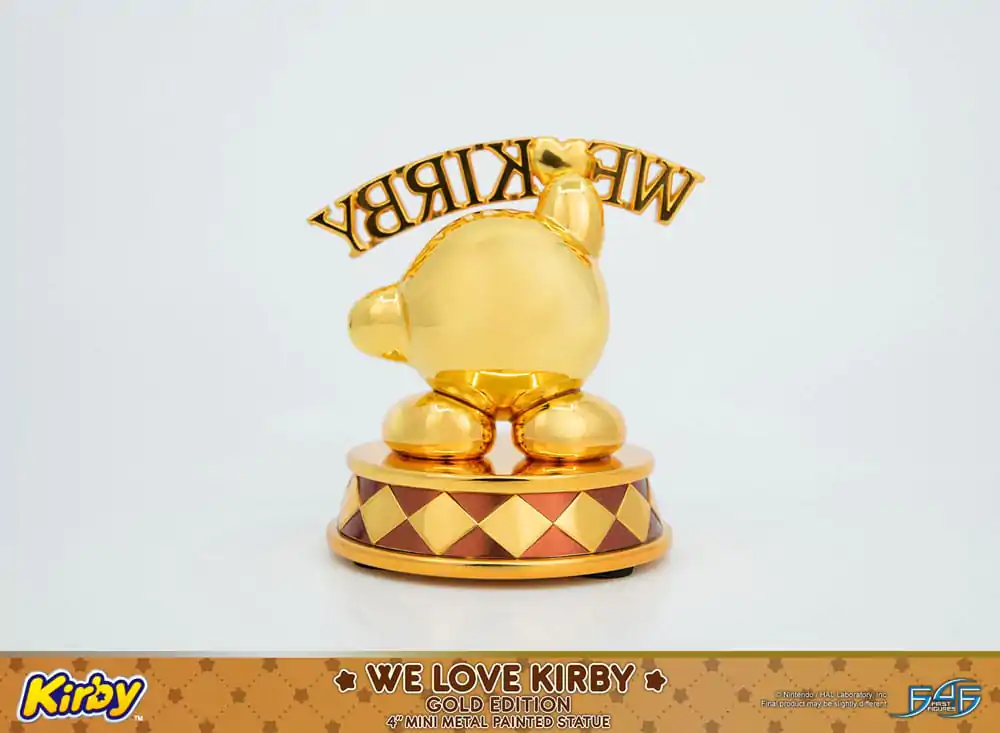 Kirby DieCast Statue We Love Kirby Gold Edition 10 cm Statuetka odlewana ciśnieniowo zdjęcie produktu