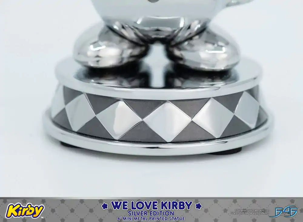 Kirby DieCast Statue We Love Kirby Silver Edition 10 cm Statuetka zdjęcie produktu