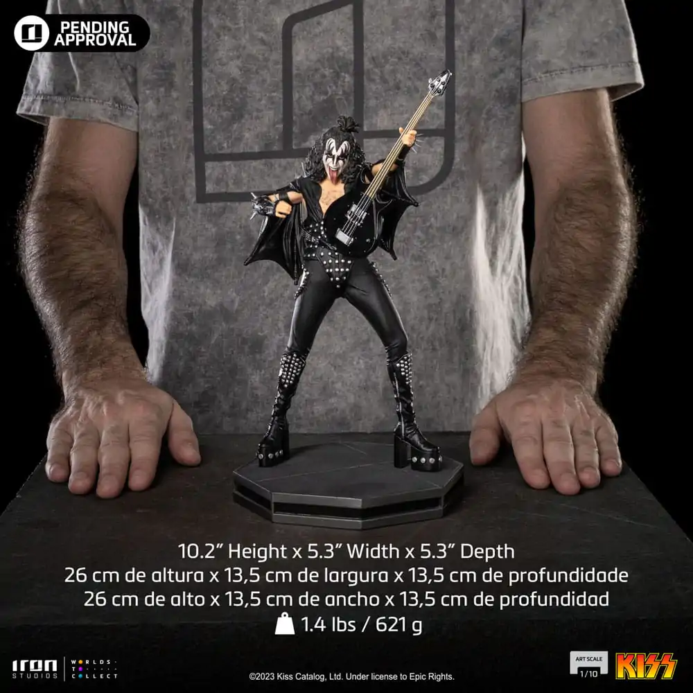 Kiss Art Scale Statua 1/10 Gene Simmons Edycja Limitowana 26 cm zdjęcie produktu