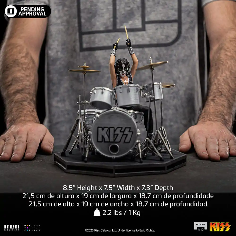Kiss Art Scale Statua 1/10 Peter Criss Edycja Limitowana 22 cm zdjęcie produktu