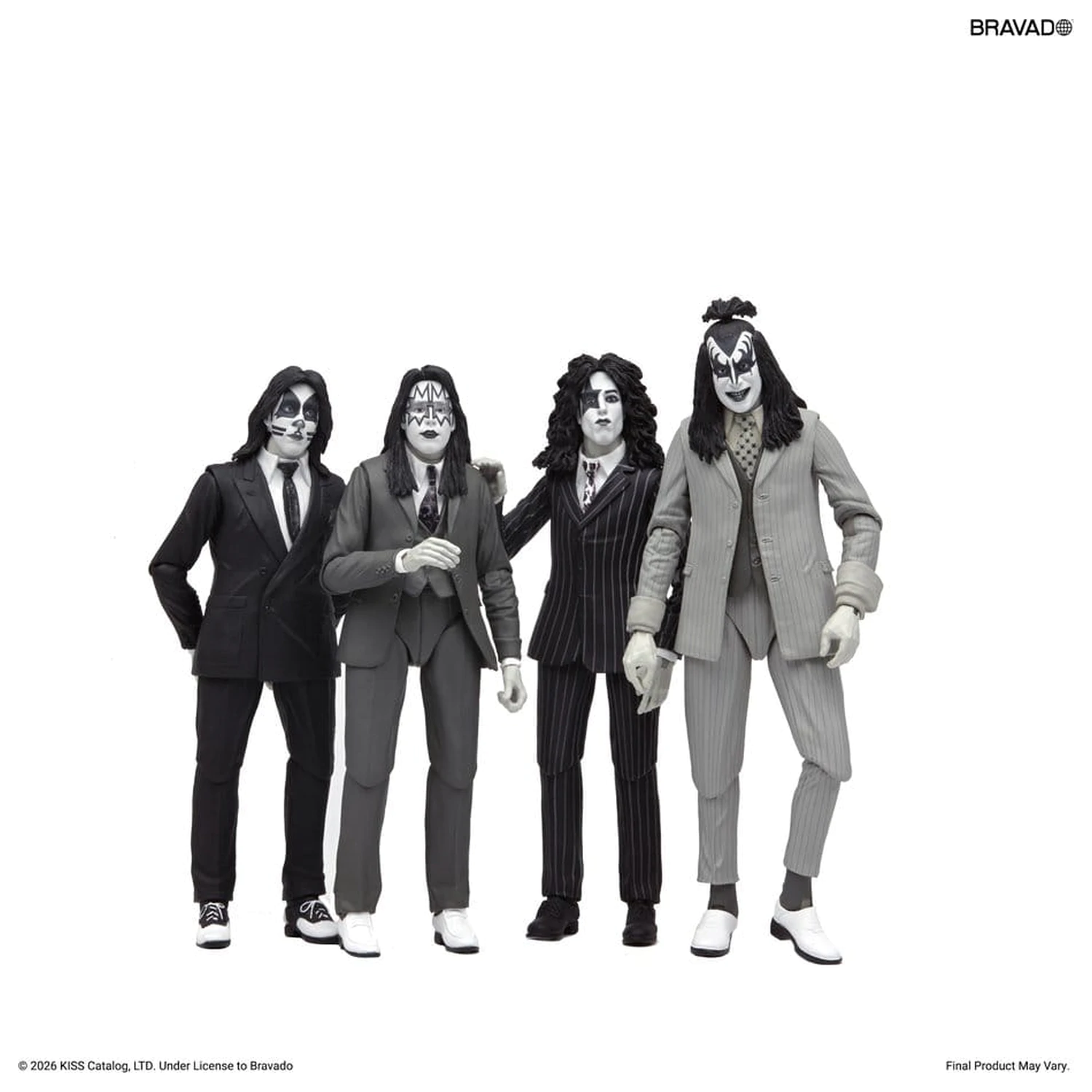 KISS Action Figures 4-pak Dressed to Kill Album Cover 18 cm zdjęcie produktu