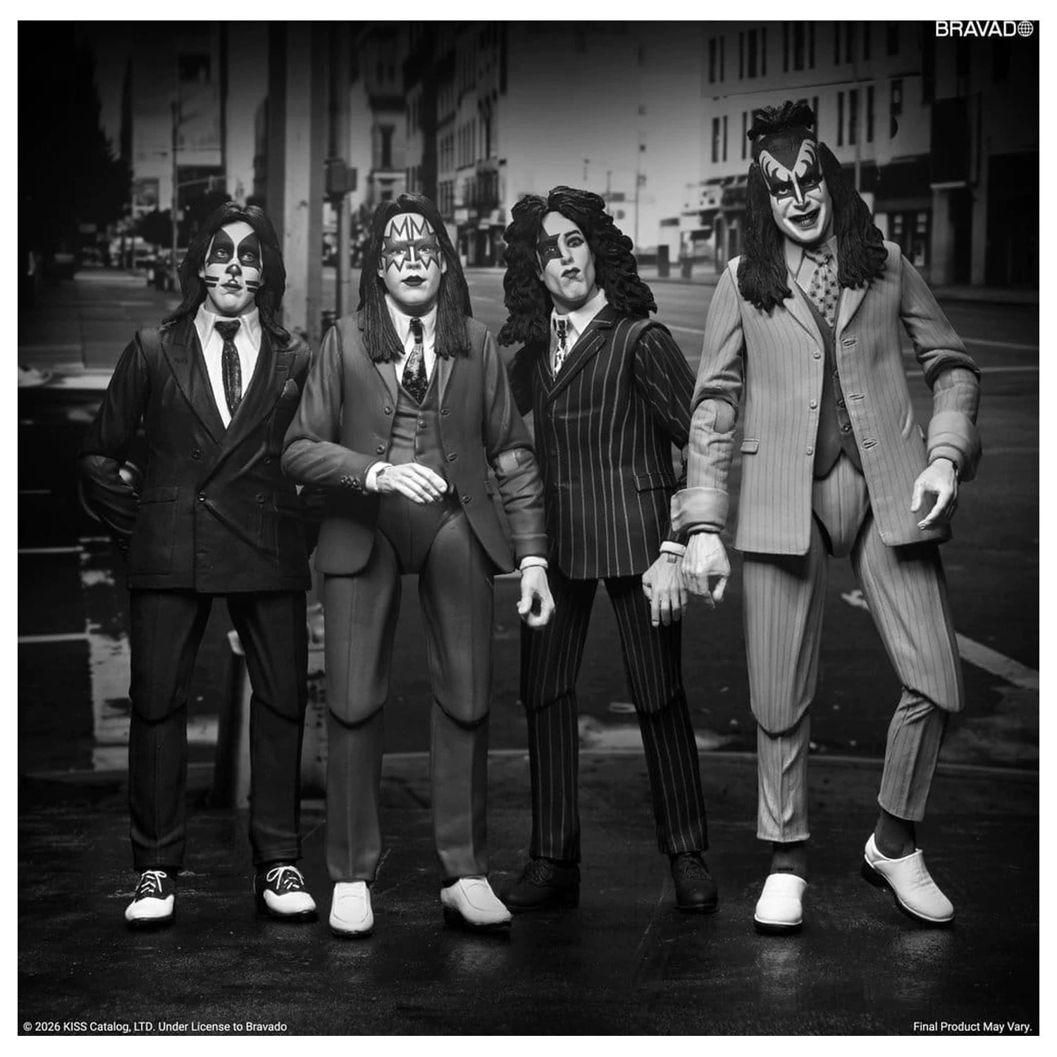 KISS Action Figures 4-pak Dressed to Kill Album Cover 18 cm zdjęcie produktu