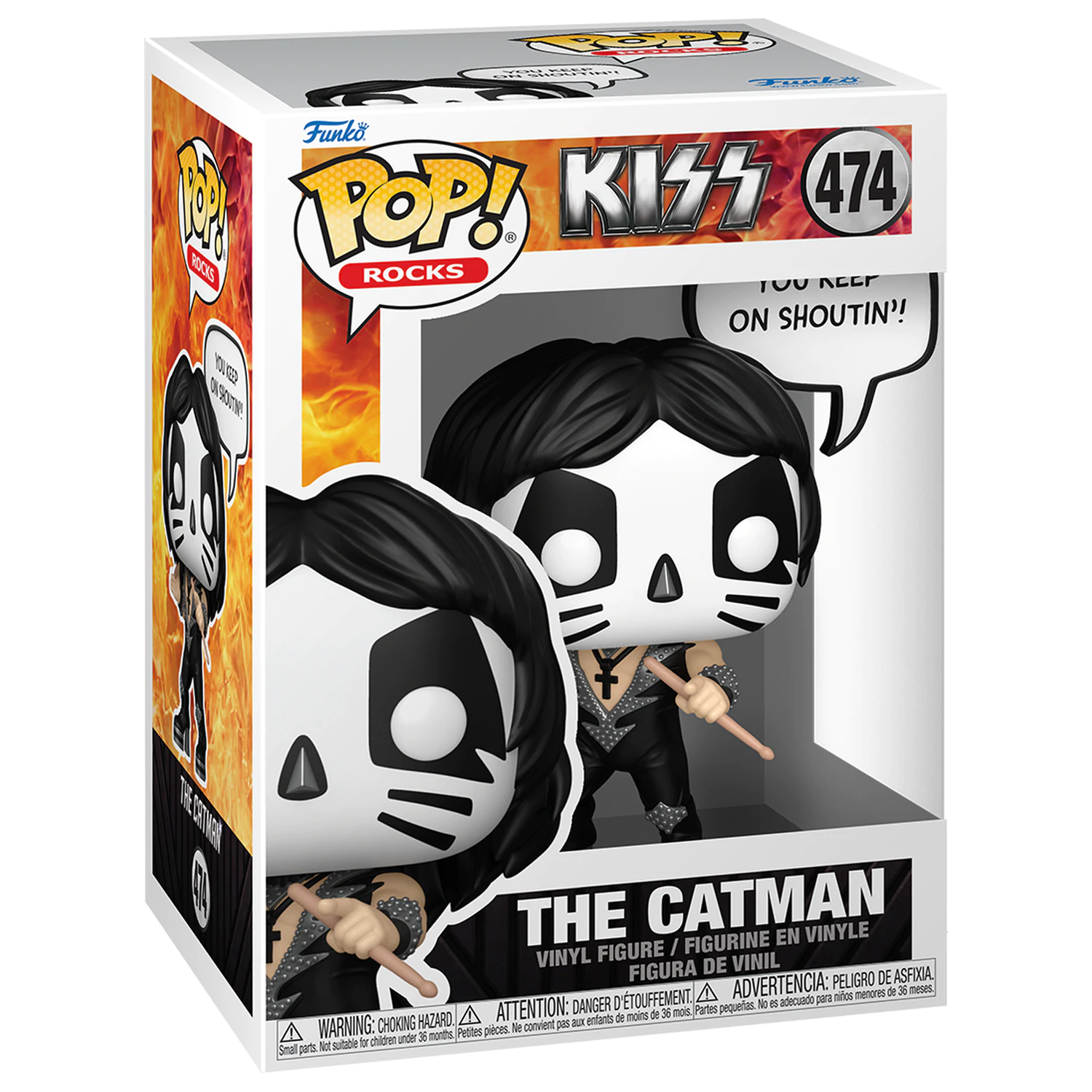 KISS Funko POP! Sayings Figurka winylowa The Catman(R&R All Night) 9 cm zdjęcie produktu