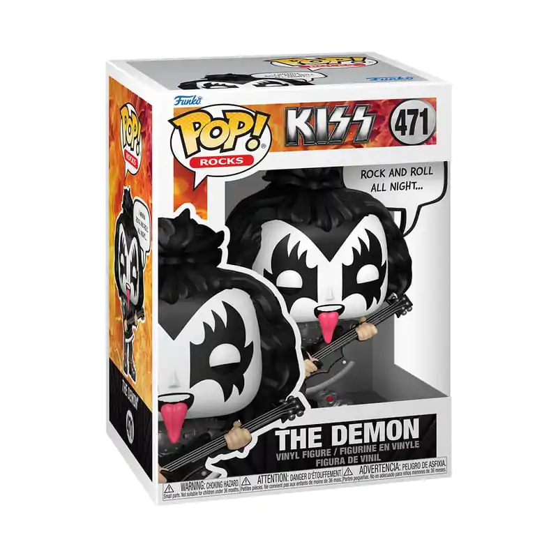 KISS Funko POP! Sayings Figurka Vinyl The Demon(R&R All Night) 9 cm zdjęcie produktu