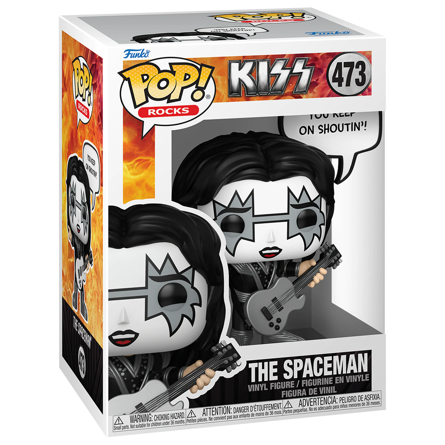KISS Funko POP! Sayings Figurka winylowa The Spaceman (R&R All Night) 9 cm zdjęcie produktu