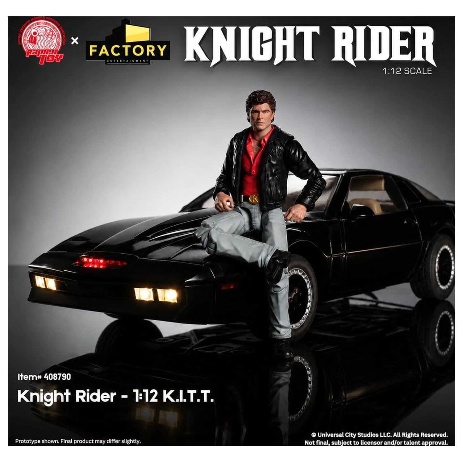 Knight Rider figurka akcji 1/12 K.I.T.T. z Michaelem Knightem zdjęcie produktu