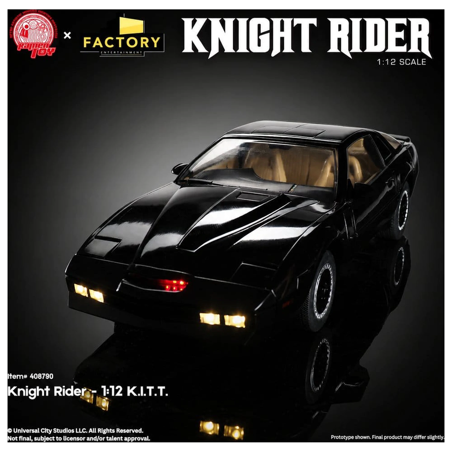 Knight Rider figurka akcji 1/12 K.I.T.T. z Michaelem Knightem zdjęcie produktu