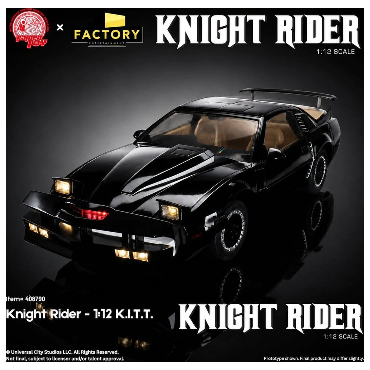 Knight Rider figurka akcji 1/12 K.I.T.T. z Michaelem Knightem zdjęcie produktu