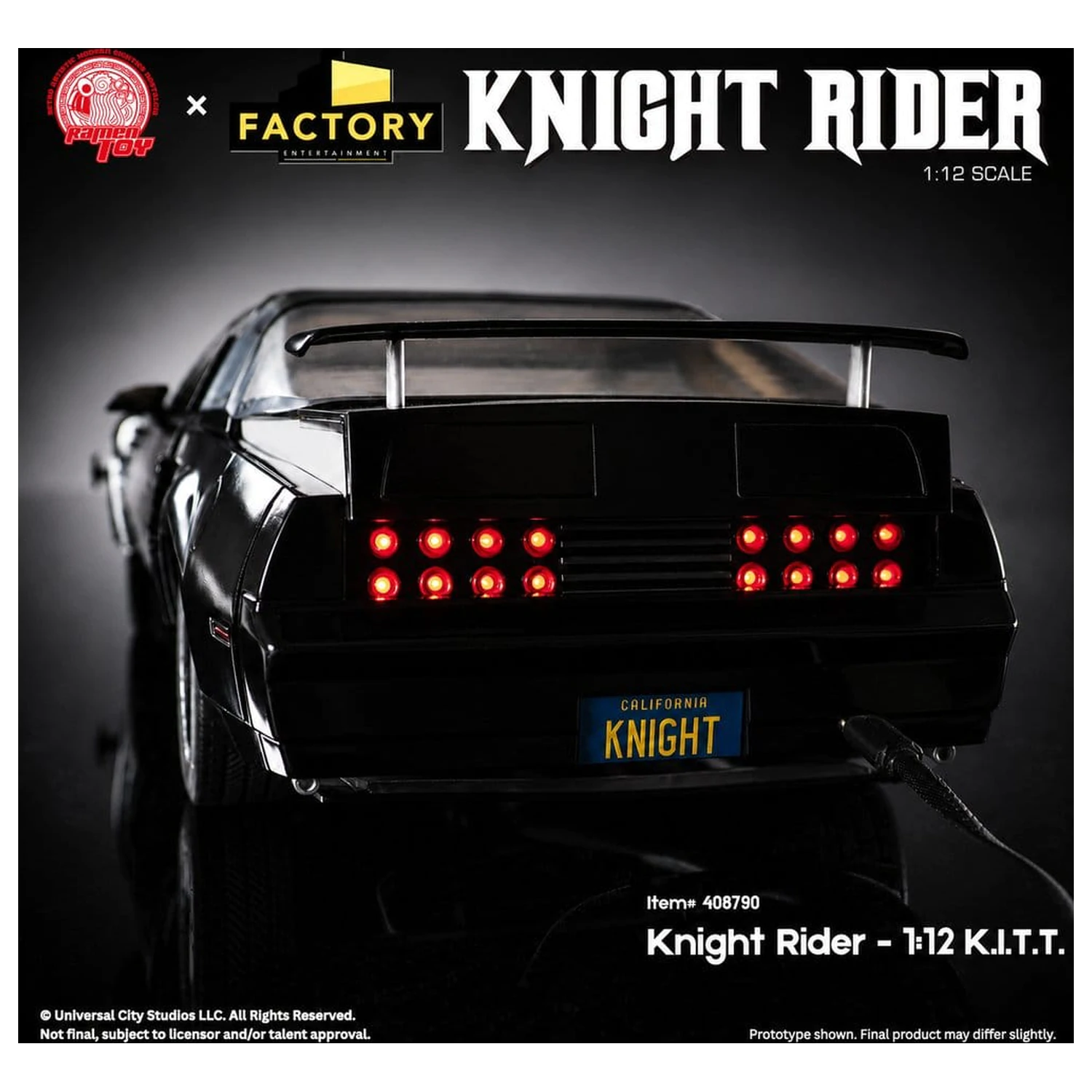 Knight Rider figurka akcji 1/12 K.I.T.T. z Michaelem Knightem zdjęcie produktu