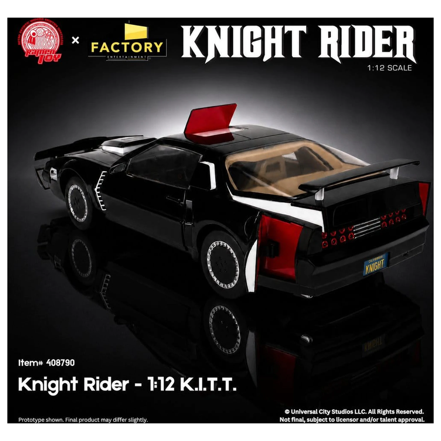 Knight Rider figurka akcji 1/12 K.I.T.T. z Michaelem Knightem zdjęcie produktu