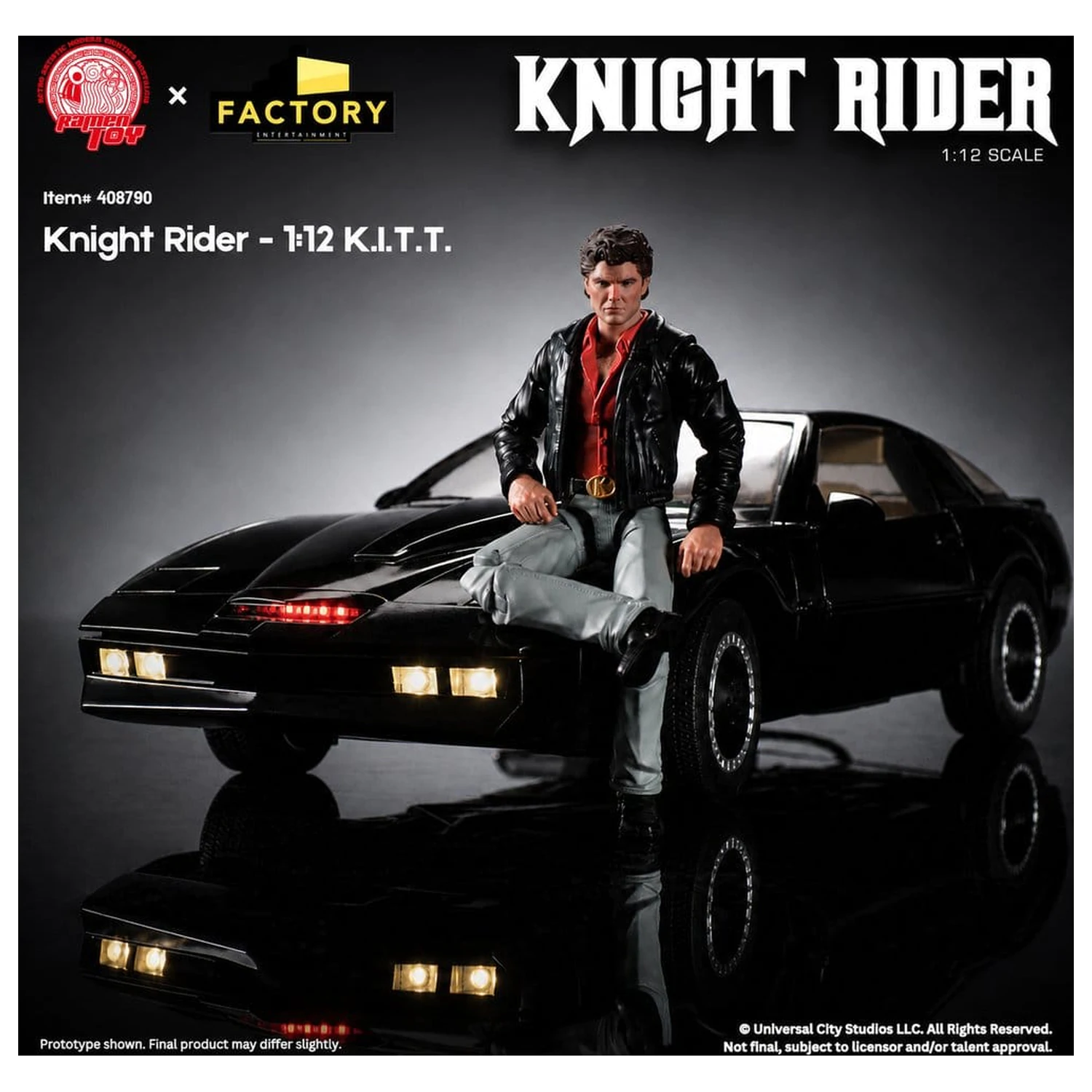 Knight Rider figurka akcji 1/12 K.I.T.T. z Michaelem Knightem zdjęcie produktu