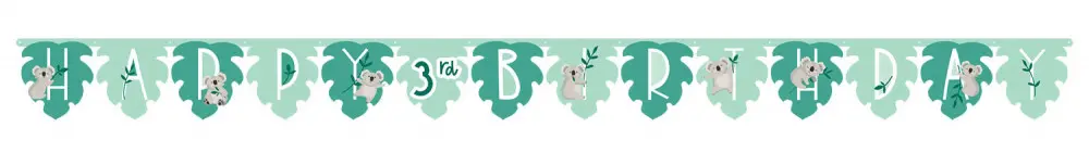 Koala Happy Birthday Giant Baner 320 cm zdjęcie produktu