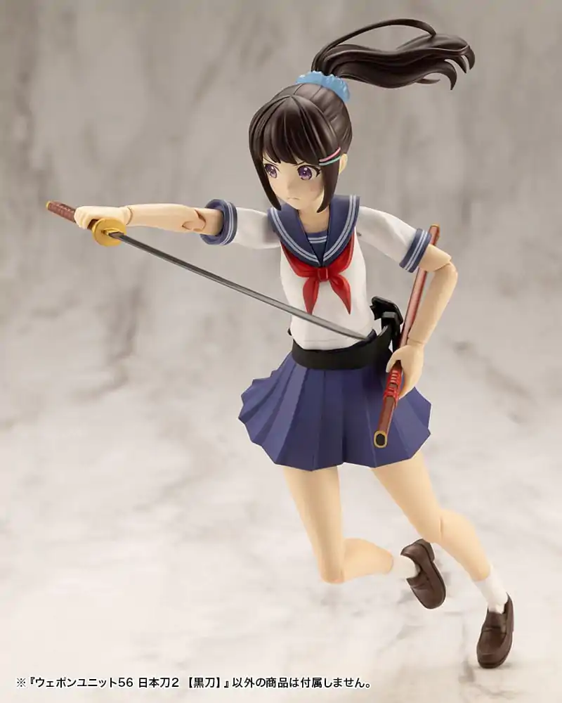 Kotobukiya M.S.G. Model Kit Accessory Set Heavy Weapon Unit 56 Japanese Sword 2 Black Sword zdjęcie produktu