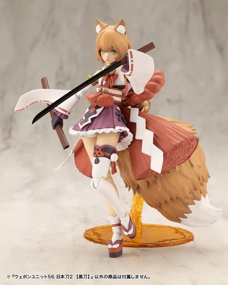 Kotobukiya M.S.G. Model Kit Accessory Set Heavy Weapon Unit 56 Japanese Sword 2 Black Sword zdjęcie produktu