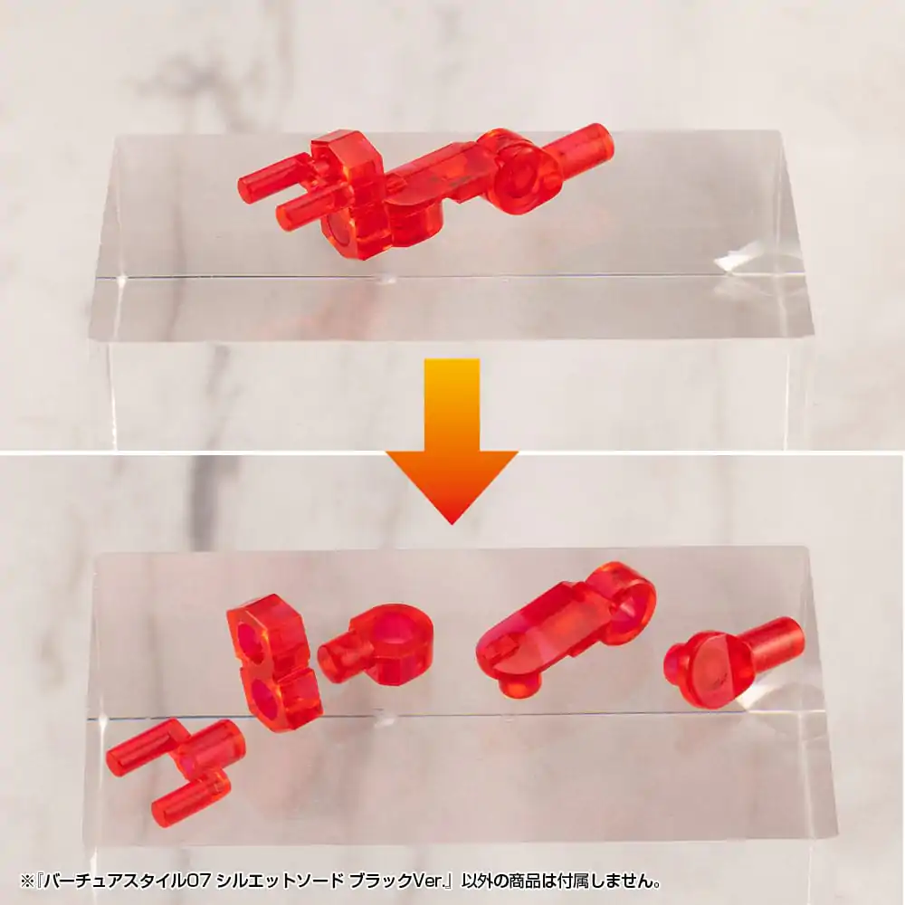Kotobukiya M.S.G. Zestaw Akcesoriów Modelarskich Styl Szlachetny 06 Miecz Sylwetkowy Wersja Czarna zdjęcie produktu