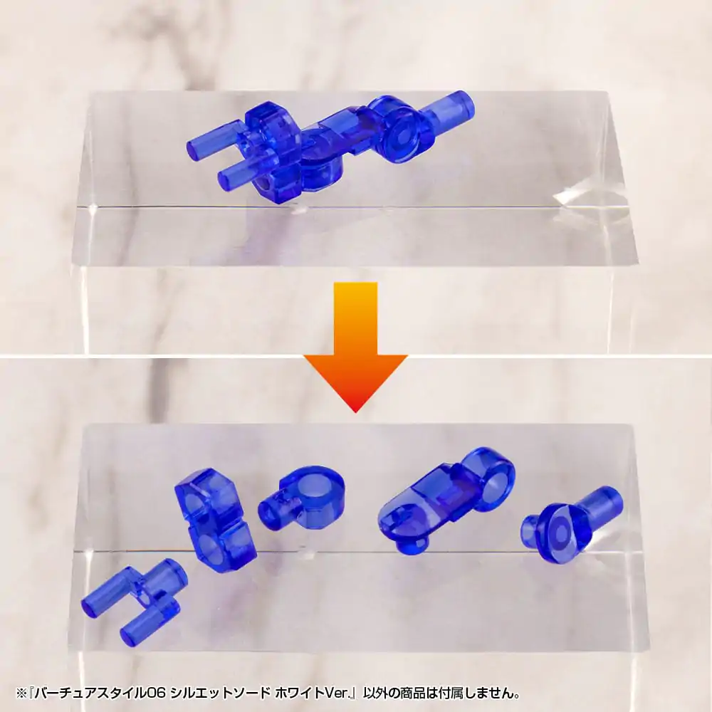 Kotobukiya M.S.G. Zestaw akcesoriów modelarskich Virtuous Style 06 Miecz Sylwetkowy Biała Wersja zdjęcie produktu