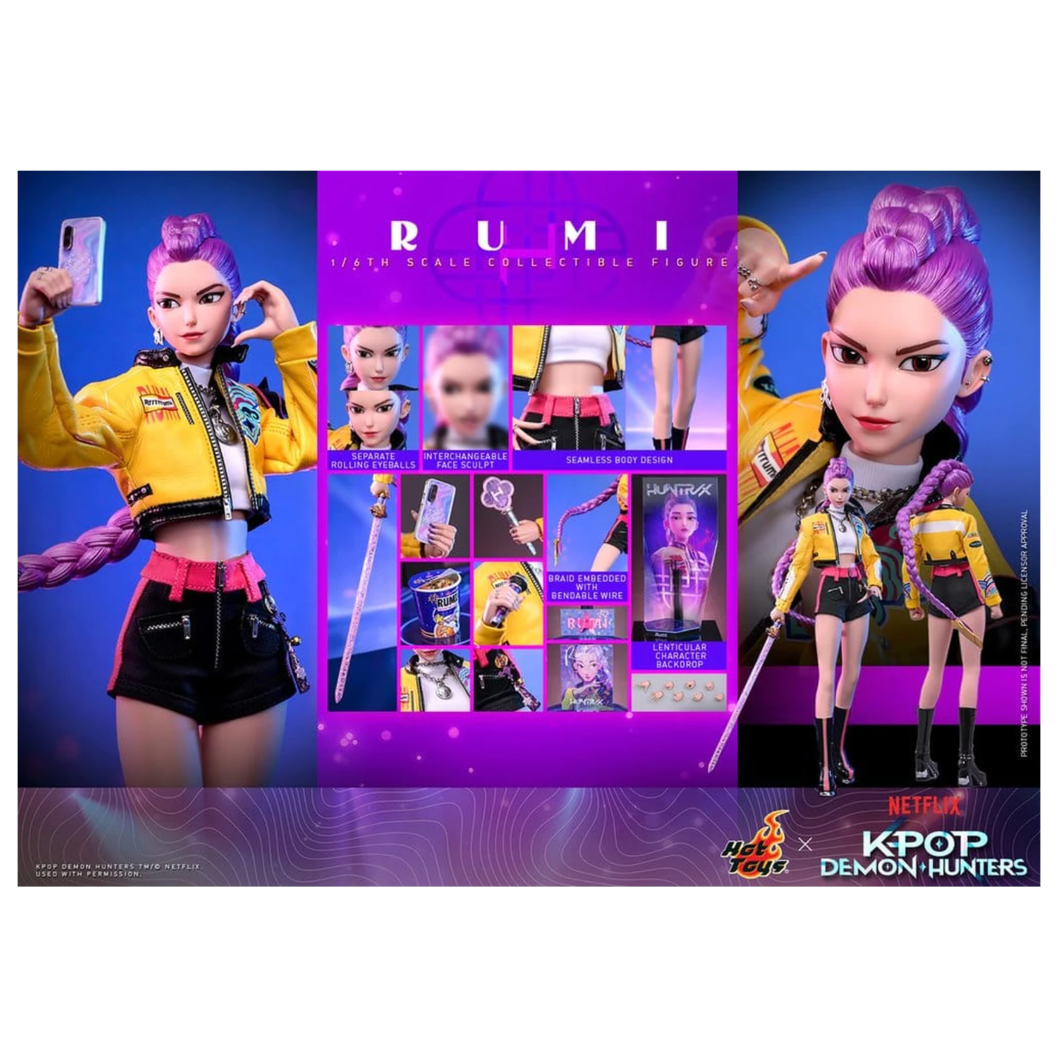 KPop Demon Hunters Action Figure 1/6 Rumi 28 cm zdjęcie produktu
