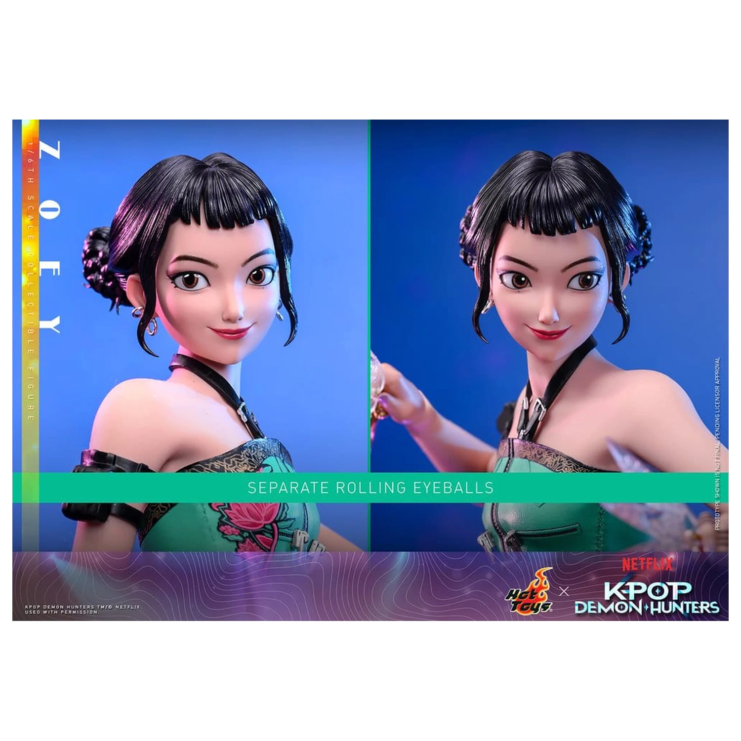 KPop Demon Hunters Figurka Akcji 1/6 Zoey 27 cm zdjęcie produktu
