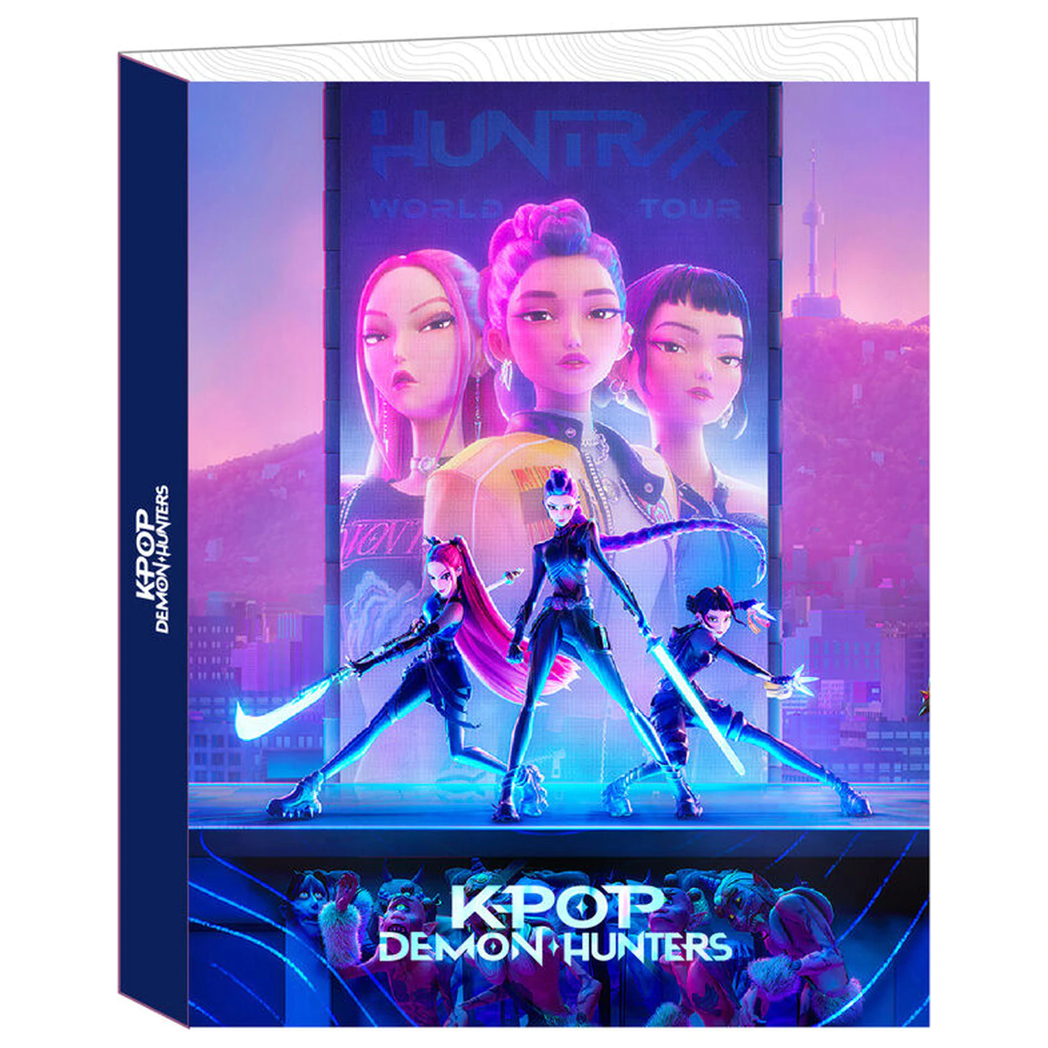 Kpop Demon Hunters segregator 4-pierścieniowy zdjęcie produktu