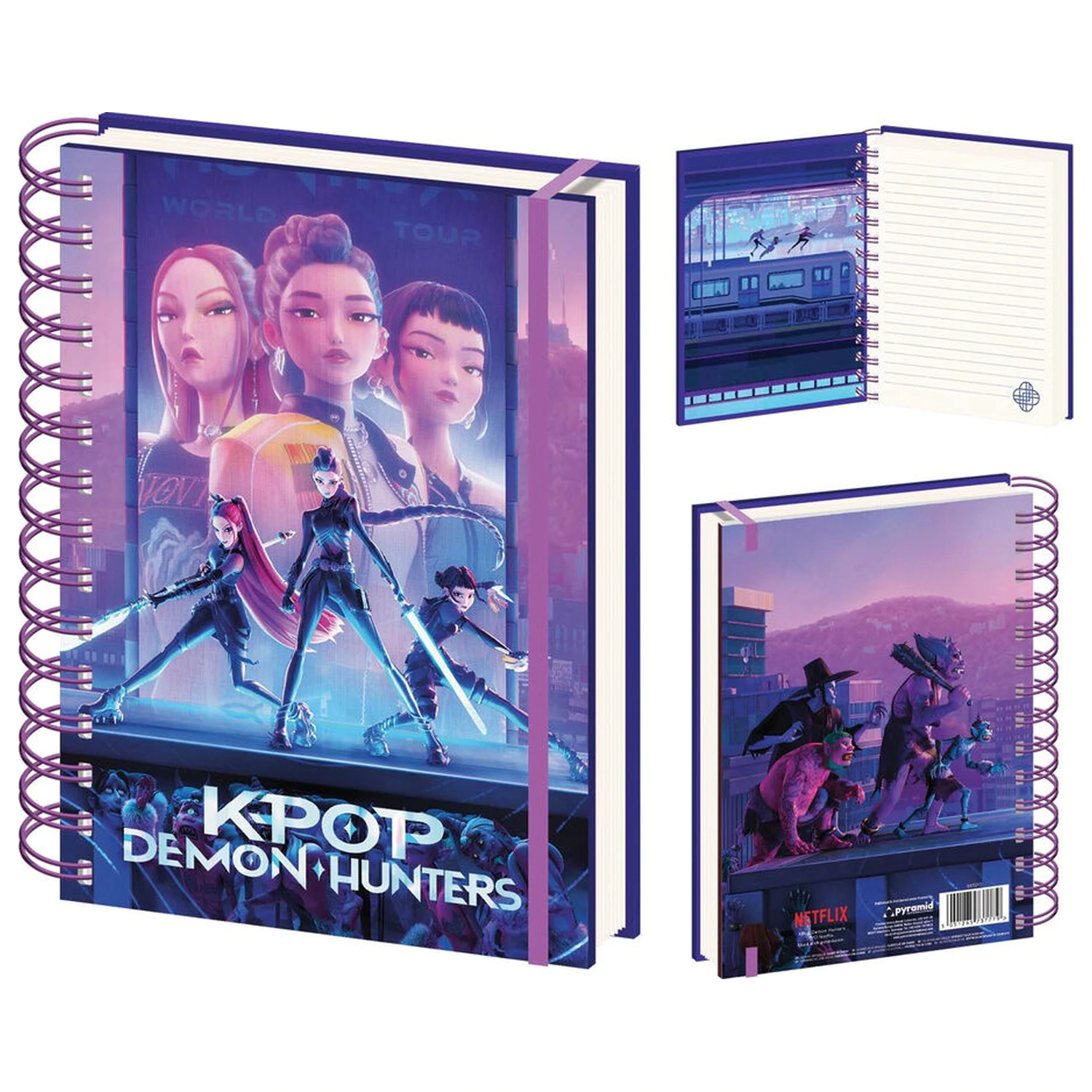 KPop Demon Hunters notatnik A5 zdjęcie produktu