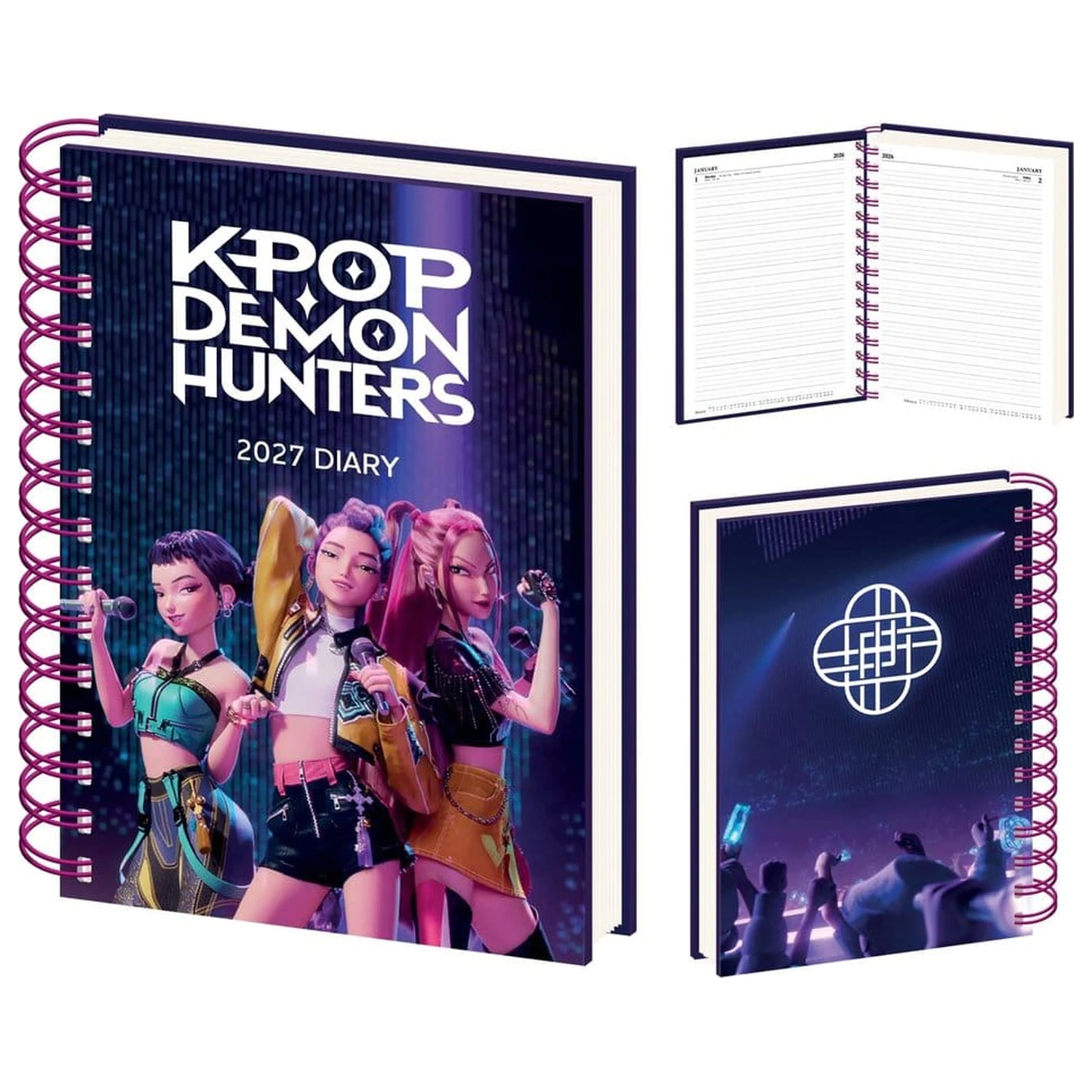 KPop Demon Hunters A5 Zeszyt Wiro 2027 zdjęcie produktu