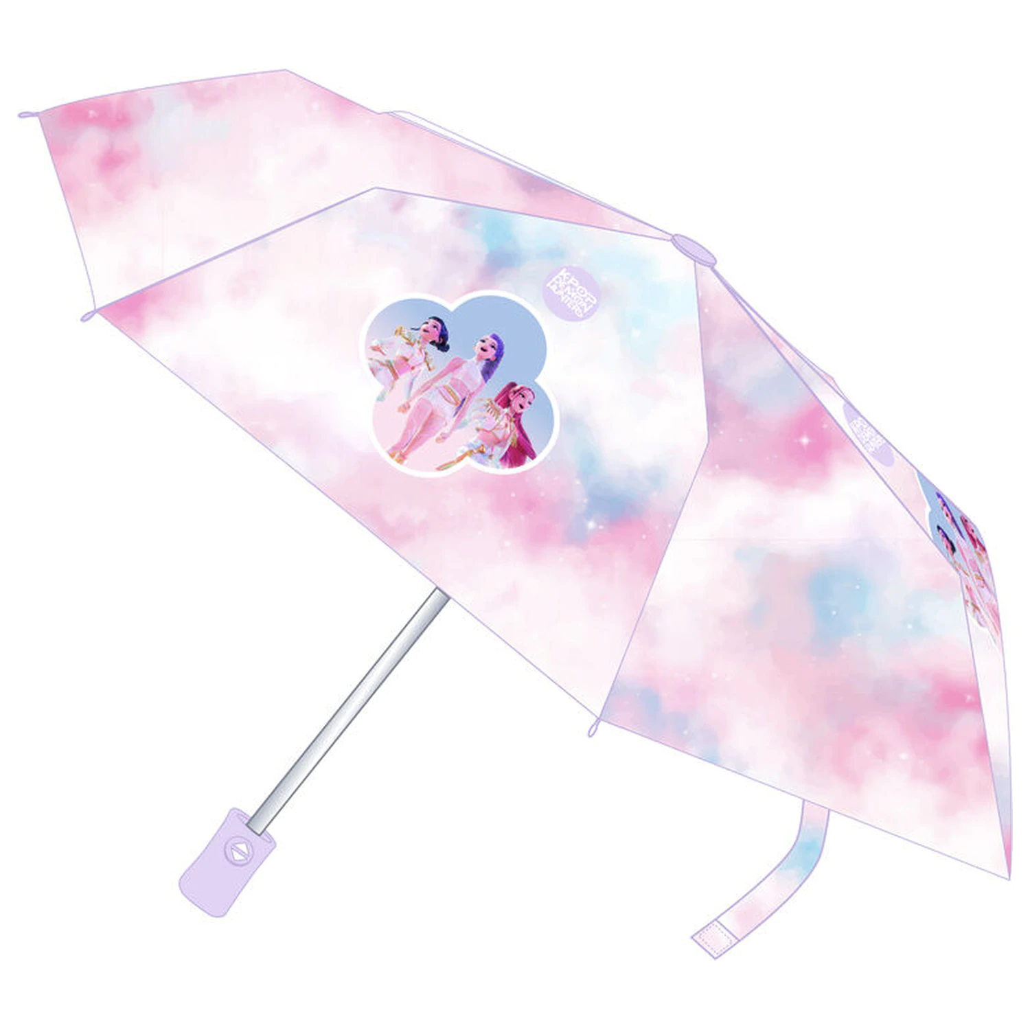 Kpop Demon Hunters Artist automatyczny składany parasol zdjęcie produktu