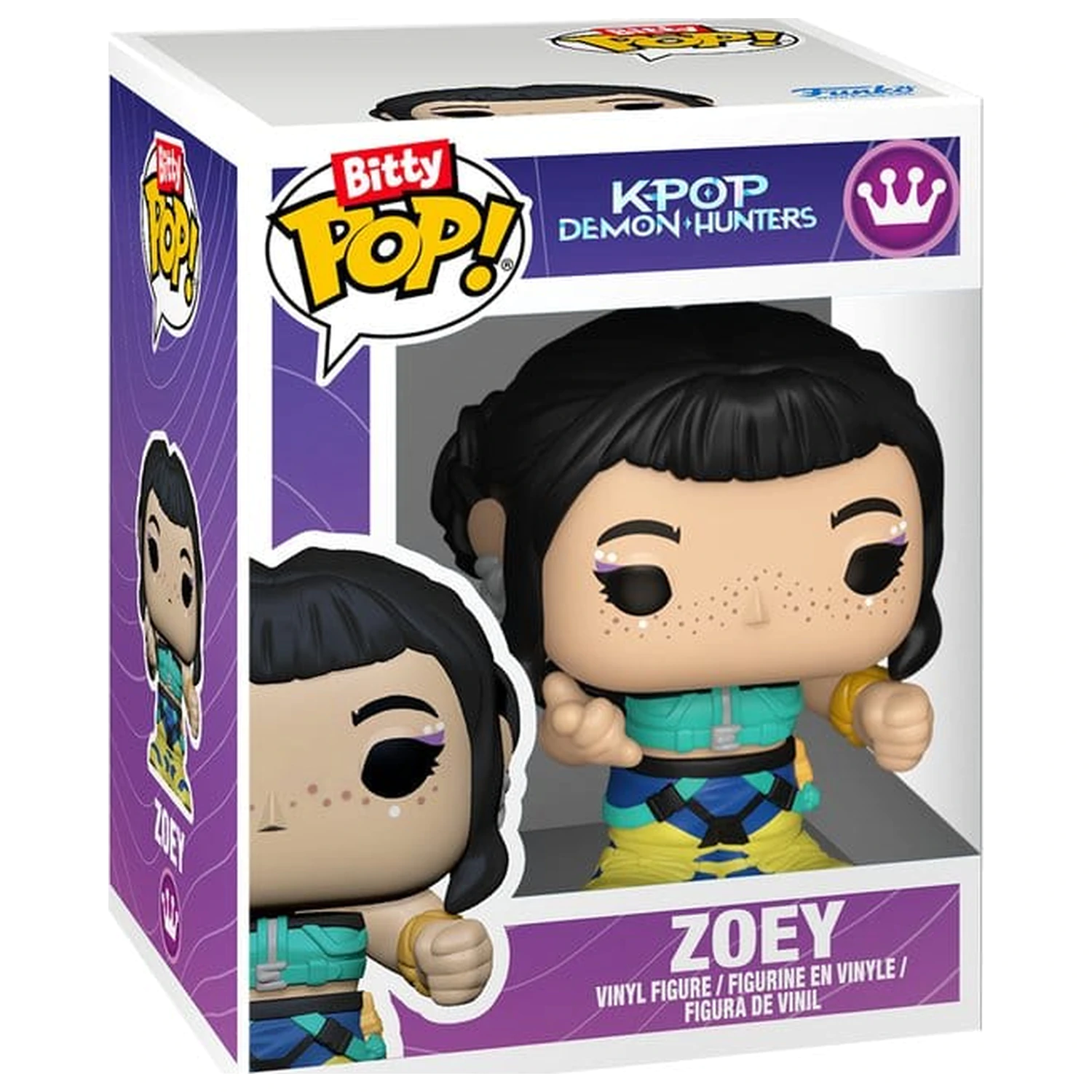 KPop Demon Hunters Bitty Funko POP! Stages Vinylowa Figurka Zoey 2,5 cm zdjęcie produktu