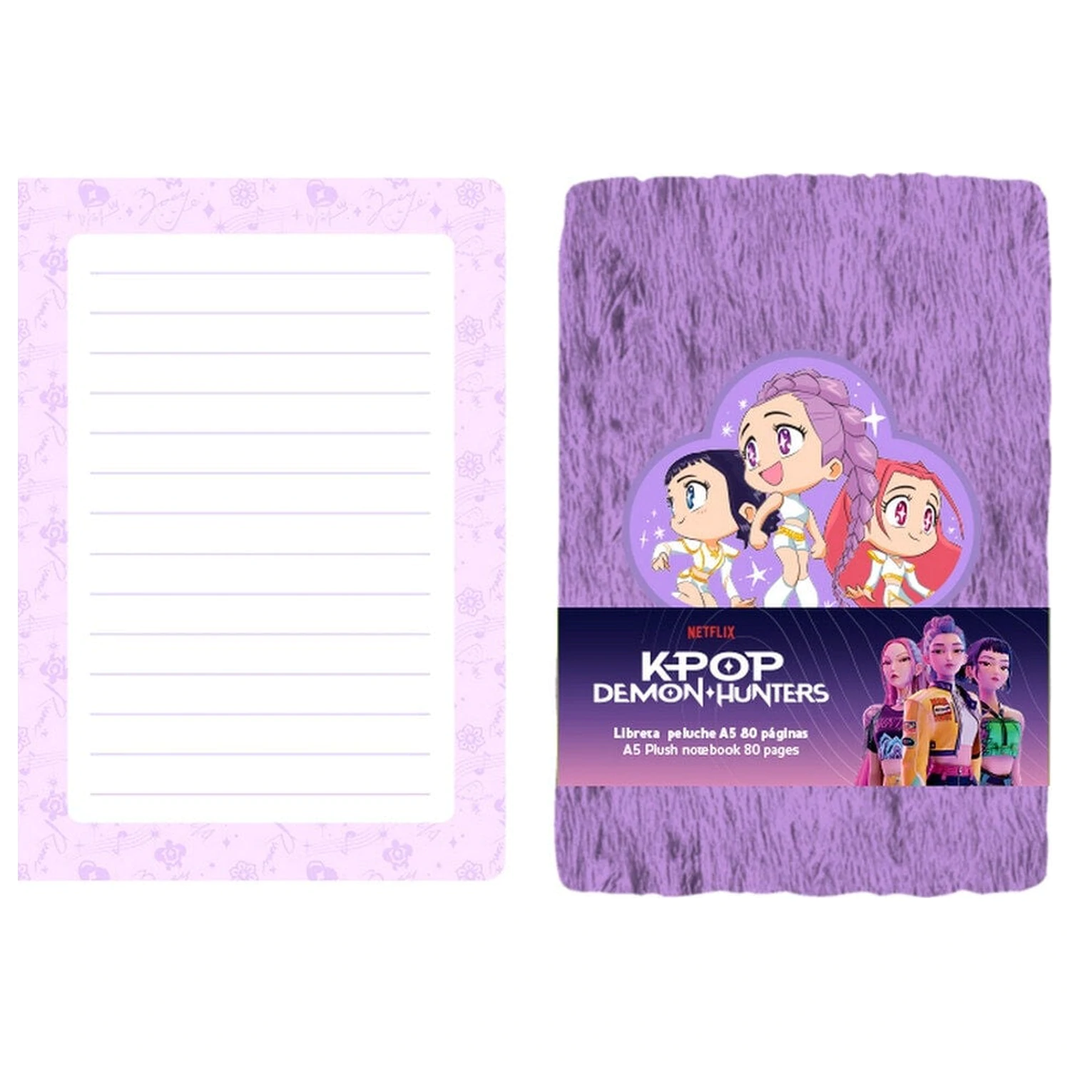 Kpop Demon Hunters Chibi A5 notes pluszowy zdjęcie produktu