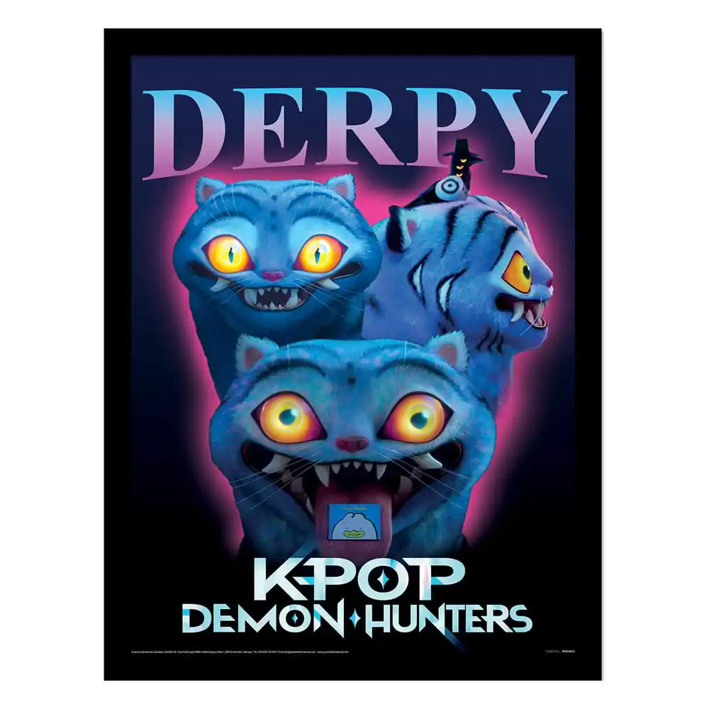 KPop Demon Hunters Collector Print Oprawiony Plakat Derpy zdjęcie produktu