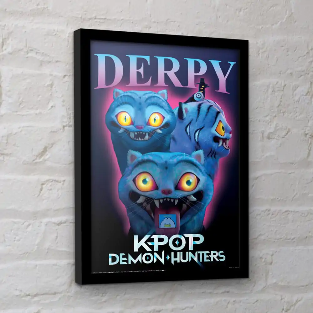 KPop Demon Hunters Collector Print Oprawiony Plakat Derpy zdjęcie produktu