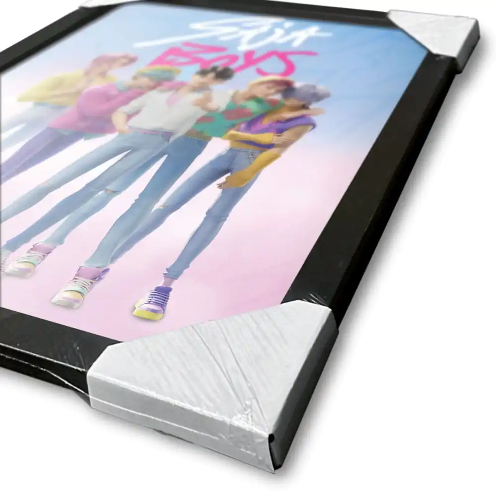 KPop Demon Hunters Plakat Kolekcjonerski w Ramie Saja Boys zdjęcie produktu