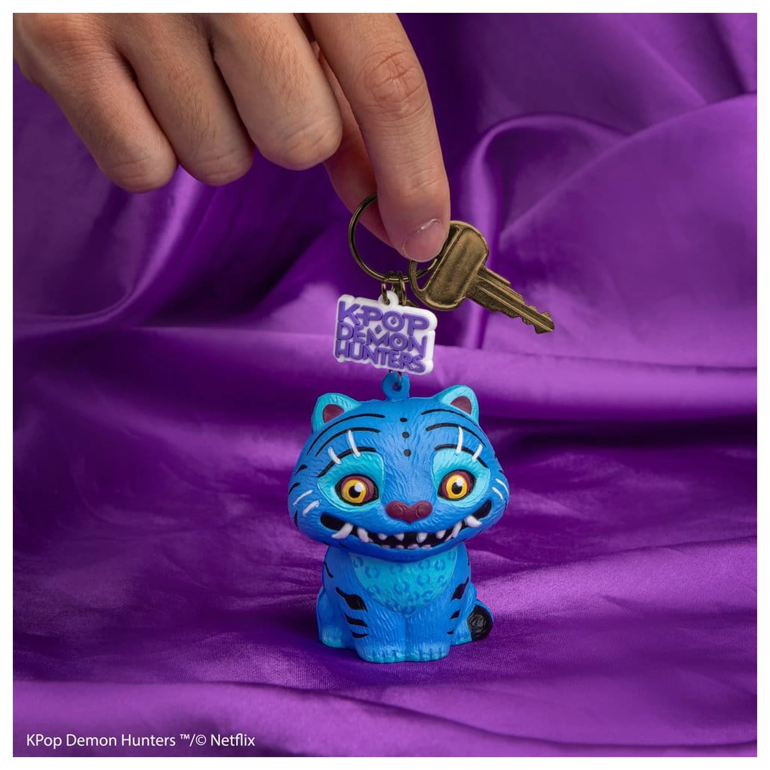 KPop Demon Hunters Squishy Breloczek Derpy Tiger zdjęcie produktu