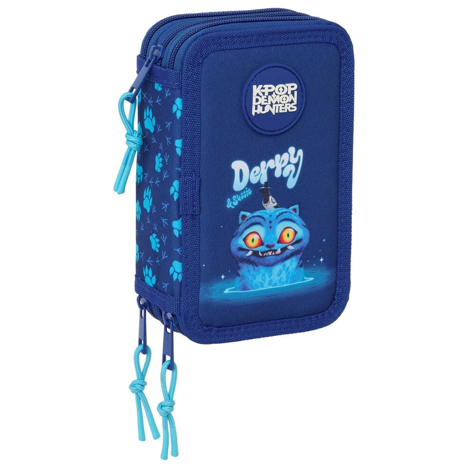 Kpop Demon Hunters Derpy potrójny piórnik 37 szt. zdjęcie produktu