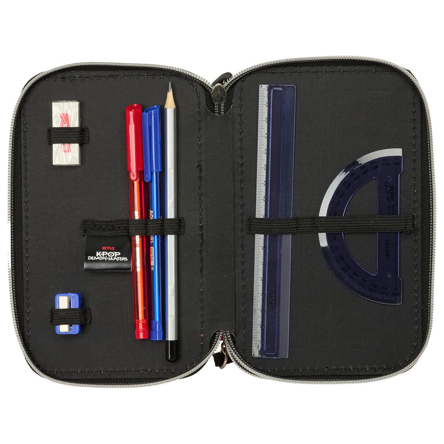 Demon Hunters Kpop Energy potrójny piórnik 37 sztuk zdjęcie produktu