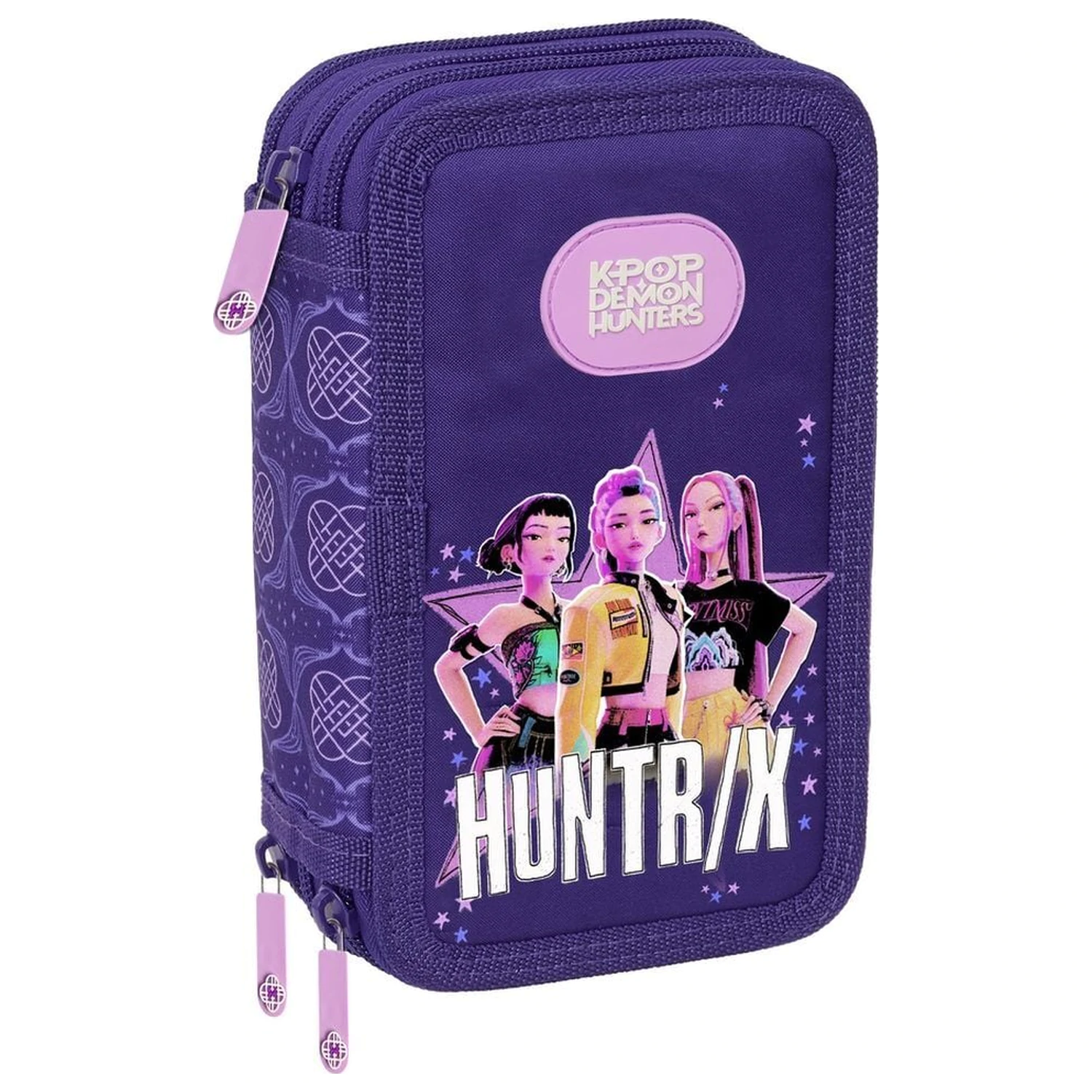 Kpop Demon Hunters Fighters potrójny piórnik 37 szt. zdjęcie produktu