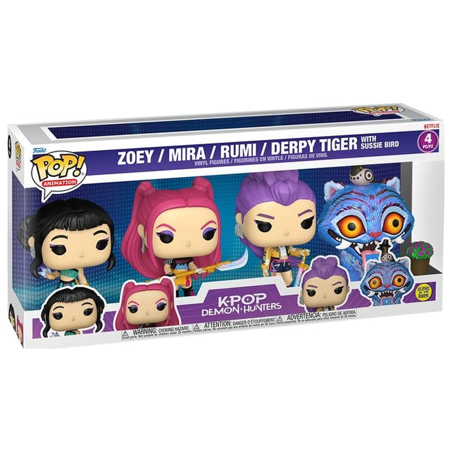 KPop Demon Hunters Funko POP! Figurki winylowe 4-pak Funko POP DH zdjęcie produktu