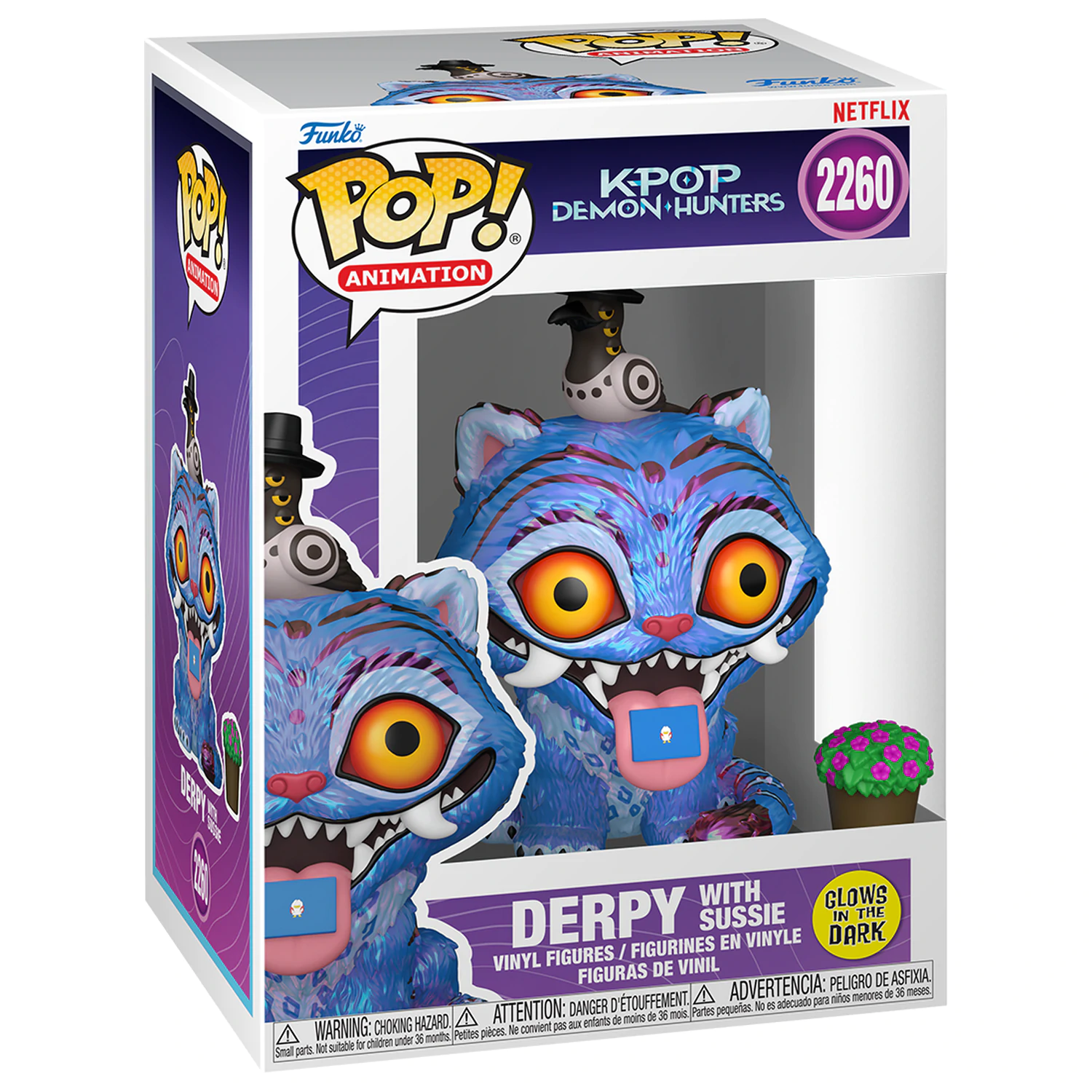 KPop Demon Hunters Funko POP! Animation Vinyl Figure Tiger z Ptakiem 9 cm zdjęcie produktu