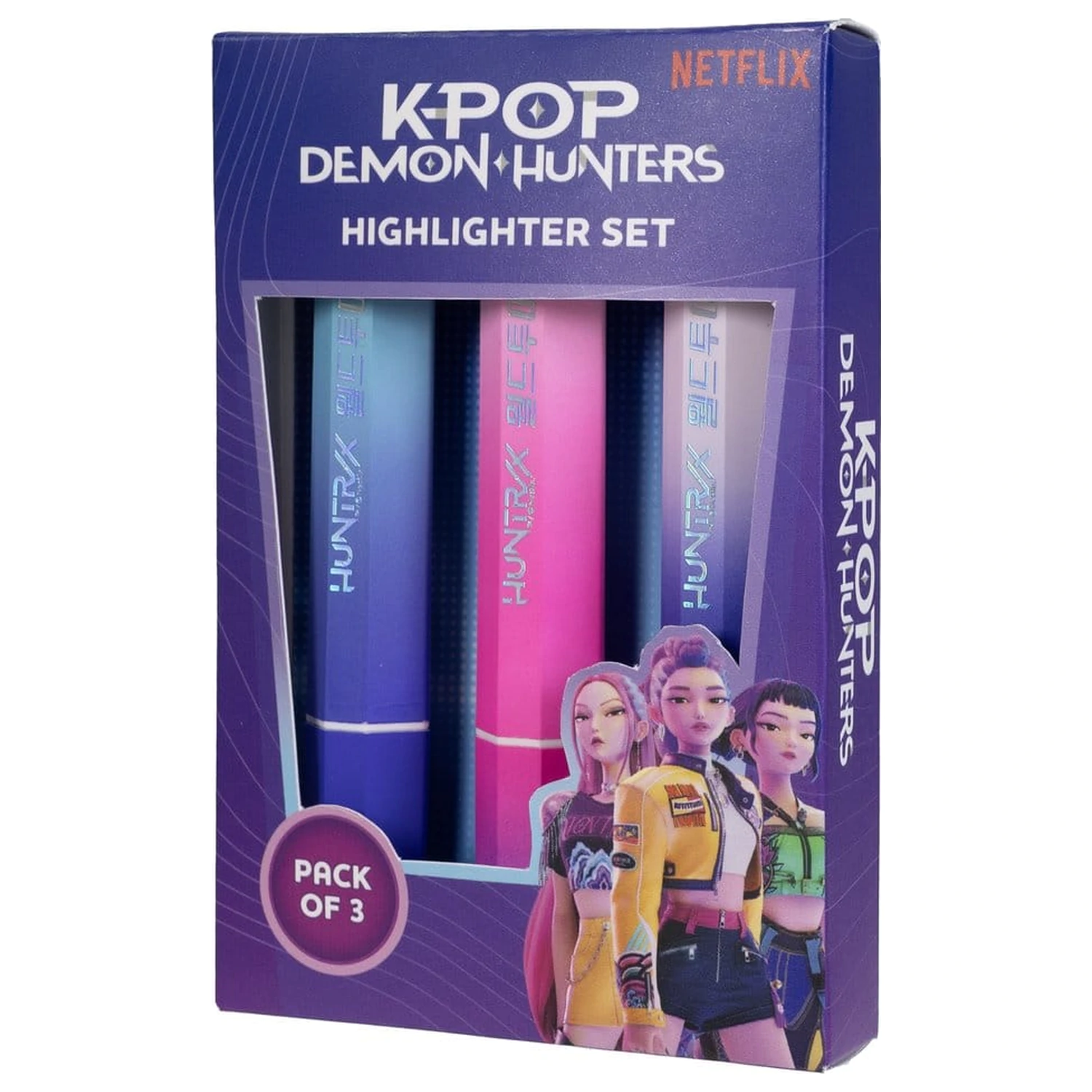 KPop Demon Hunters Highlighters 3-pak Huntr/x zdjęcie produktu