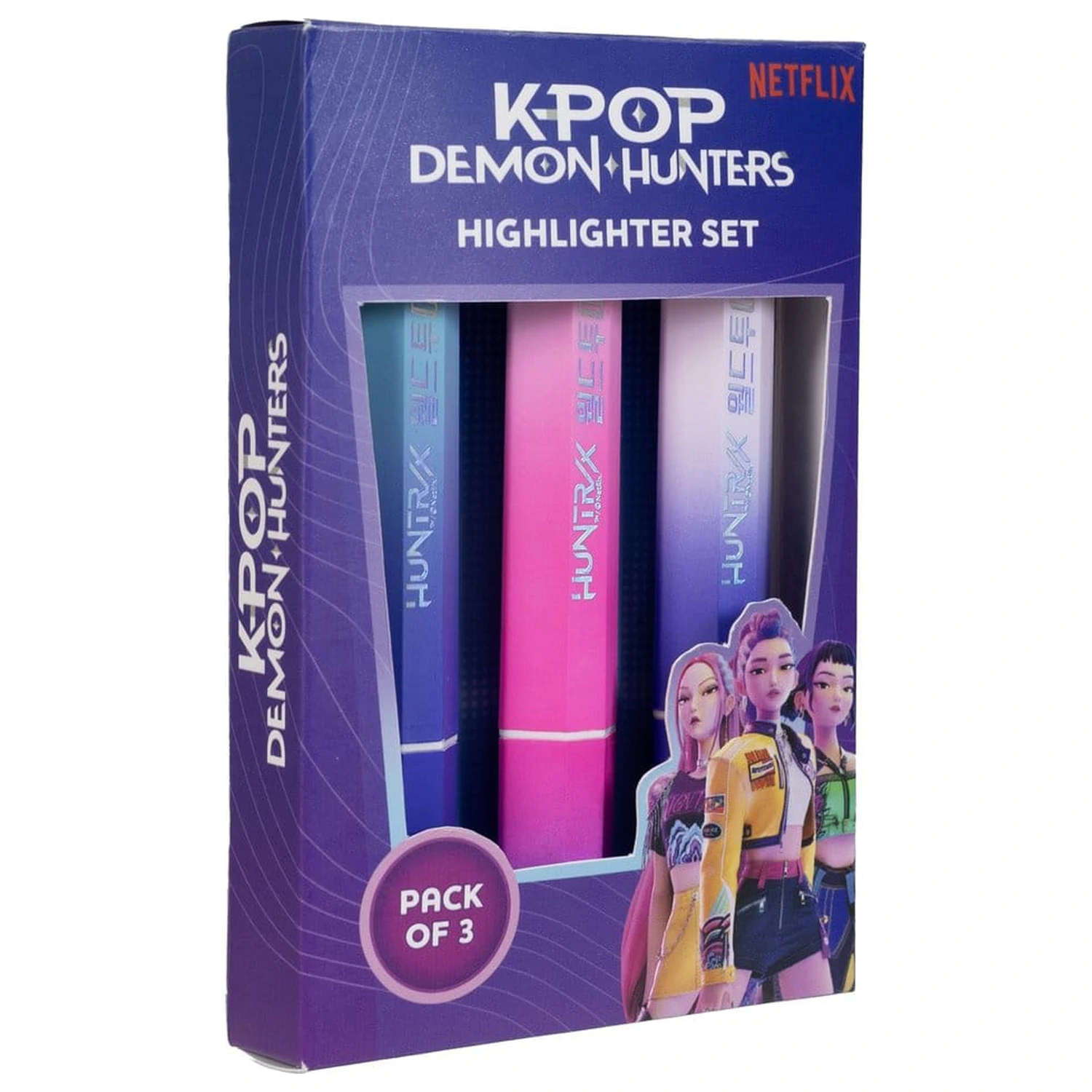 KPop Demon Hunters Highlighters 3-pak Huntr/x zdjęcie produktu