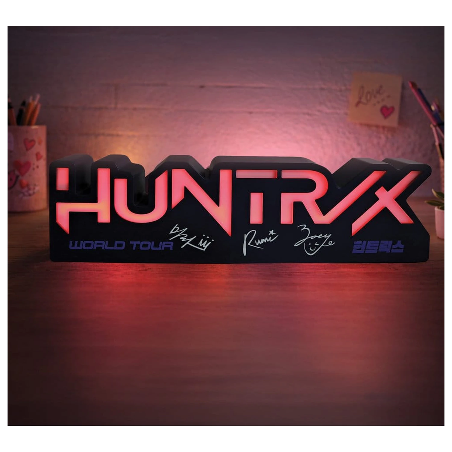 KPop Demon Hunters Lampka Logo Huntr/x zdjęcie produktu