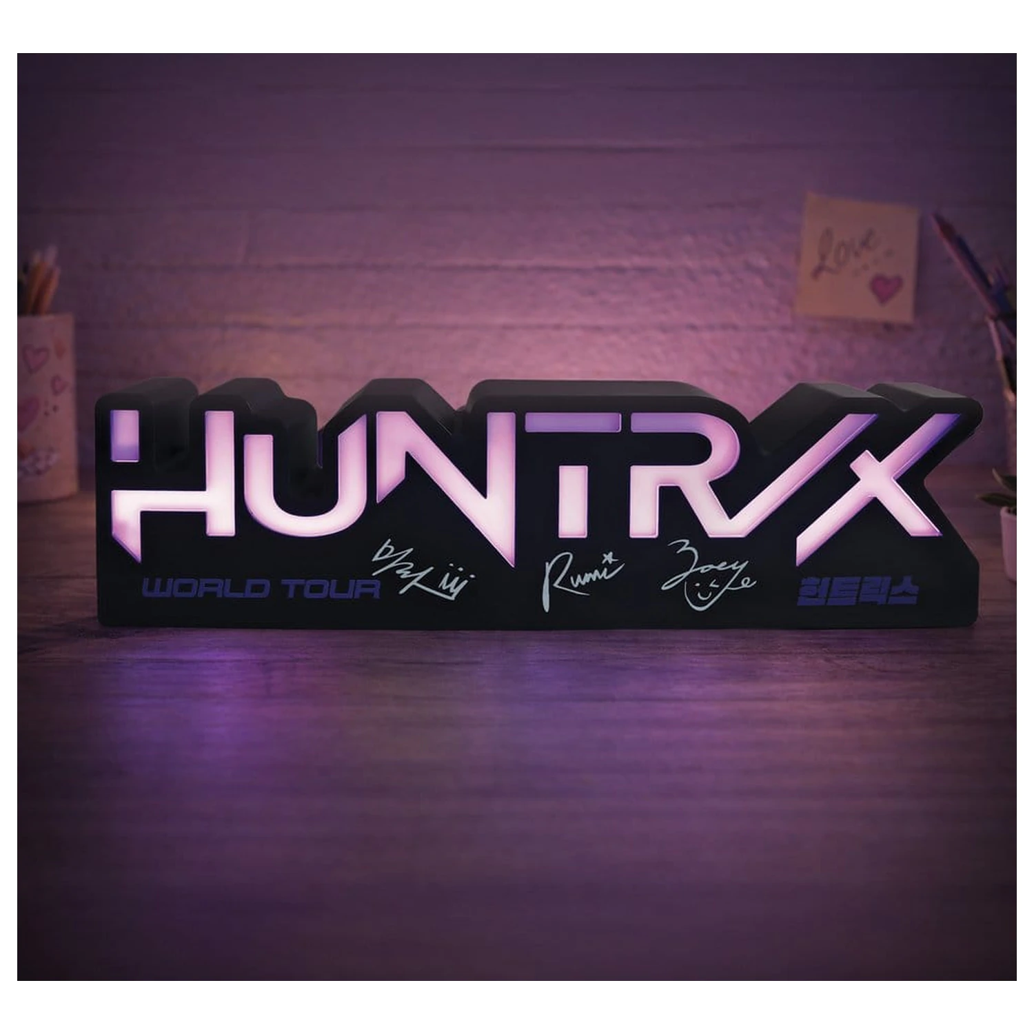 KPop Demon Hunters Lampka Logo Huntr/x zdjęcie produktu