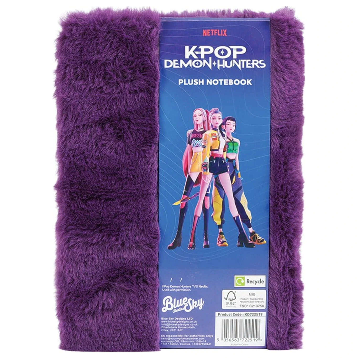 KPop Demon Hunters A5 Zeszyt Huntr/x Pluszowy zdjęcie produktu