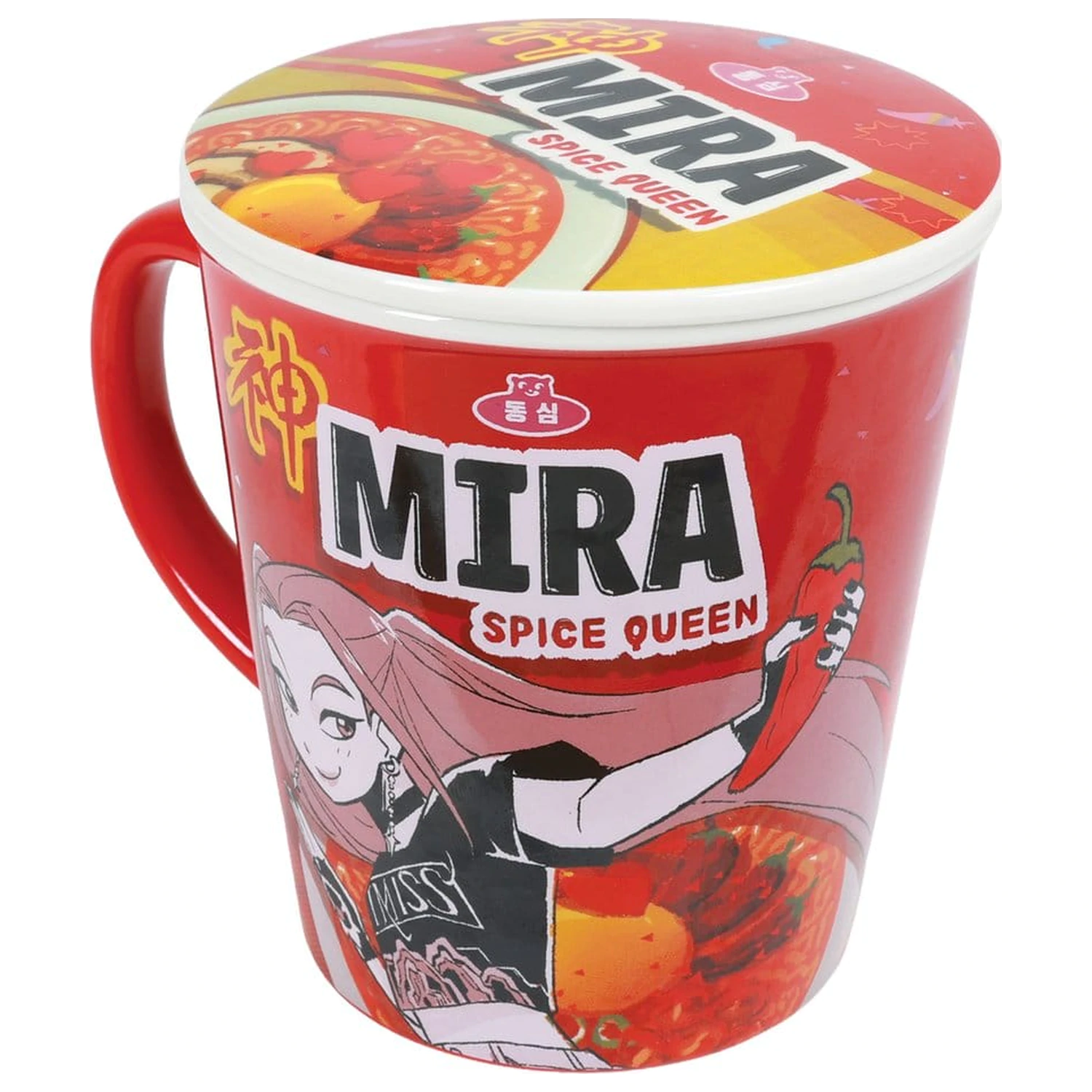 Kpop Demon Hunters Kubek z pokrywką Huntr/x Ramen zdjęcie produktu